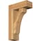 Ekena Millwork Legacy Block Rough Sawn Bracket w/ Offset Brace, Western Red Cedar, 6"W x 16"D x 24"H BKT0604X16X24LEC05RWR - alternate 1
